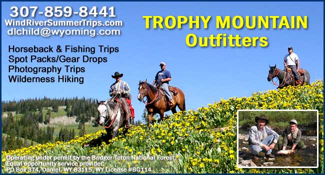 Trophy Mountain Outfitters - Wind River Summer Trips