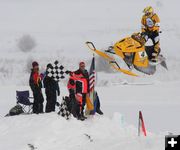 Heart 2 Heart SnoCross Race in Bondurant. Photo by Pinedale Online.