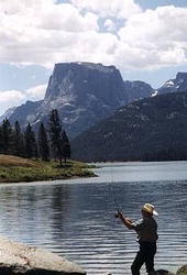 Fishing on Green River Lakes