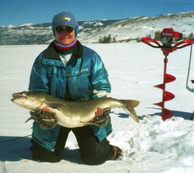 Ice Fishing Derby Winner Flo Retel