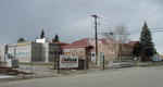 Construction at the Sublette County Courthouse. Old Library building converted to new Circuit Court is on the right.