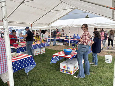 Town of Pinedale 4th of July community picnic. Photo by Pinedale Online!