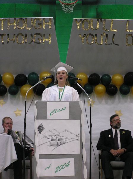 Valedictorian. Photo by Pinedale Online.