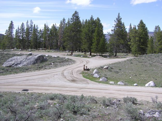 Corral parking area. Photo by Pinedale Online.