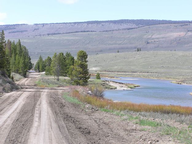 Green River Lakes Road May 16. Photo by Pinedale Online.