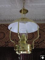 Oil lamps for lighting. Photo by Pinedale Online.