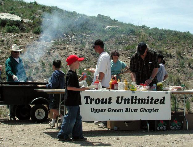 Trout's Unlimited Lunch. Photo by Pinedale Online.