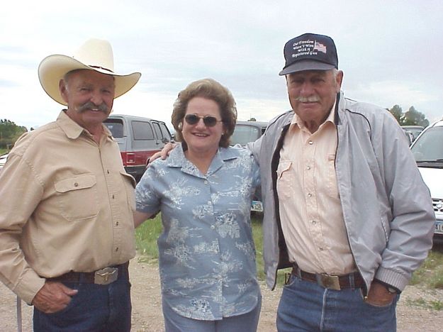 John Erbin, Wife and Ben Pearson. Photo by Pinedale Online.