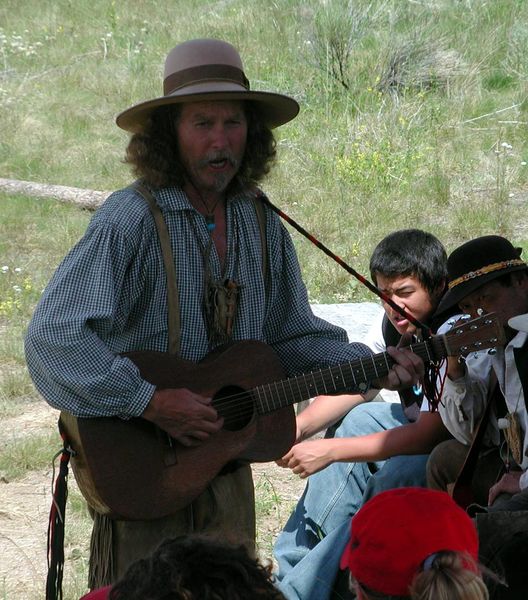 Mountain Man Song. Photo by Pinedale Online.