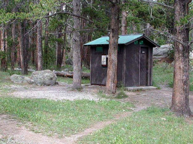 Campground Bathrooms. Photo by Pinedale Online.