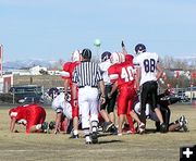 Fumble Recovery. Photo by Pinedale Online.