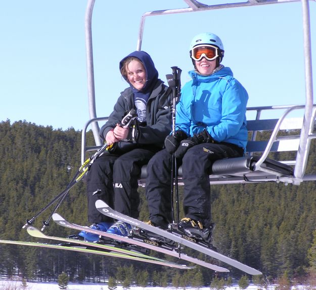 Happy Skiers. Photo by Pinedale Online.