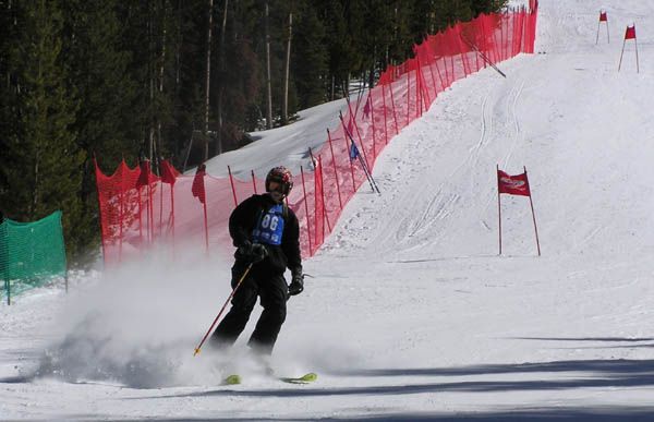 Sliding into the Finish. Photo by Pinedale Online.