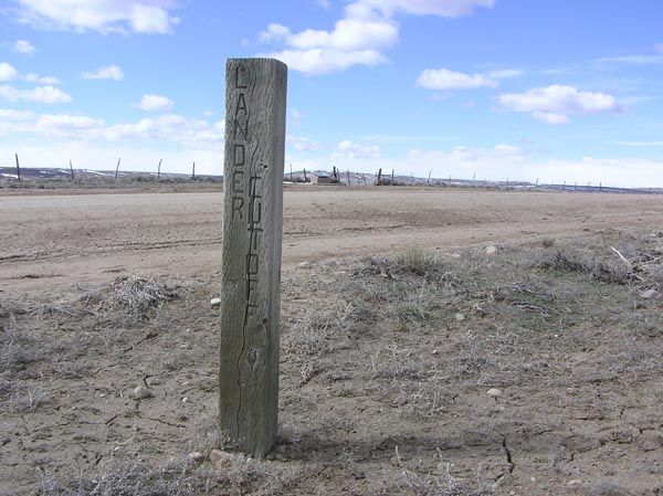 View from marker post. Photo by Pinedale Online.