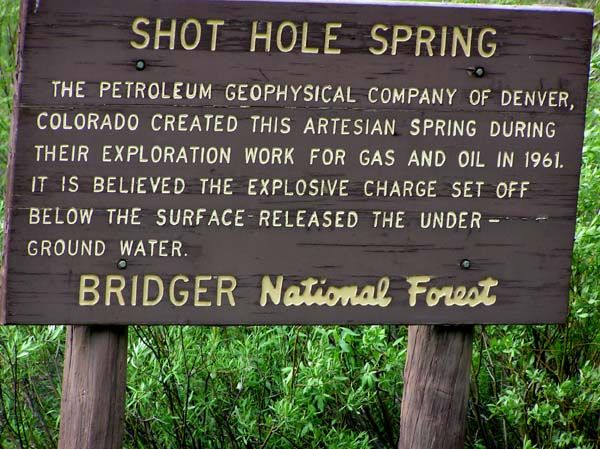 Shot Hole Springs. Photo by Pinedale Online.