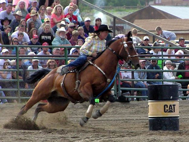 Barrel Racing. Photo by Pinedale Online.