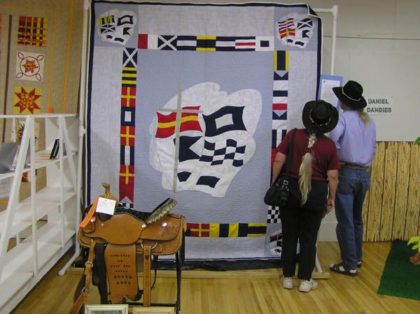 Quilt Display. Photo by Pinedale Online.