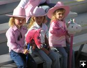 Little Cowgirls. Photo by Dawn Ballou, Pinedale Online.