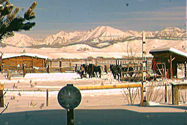 Bondurant Webcam. Photo by Bondurant Ranch Webcam.