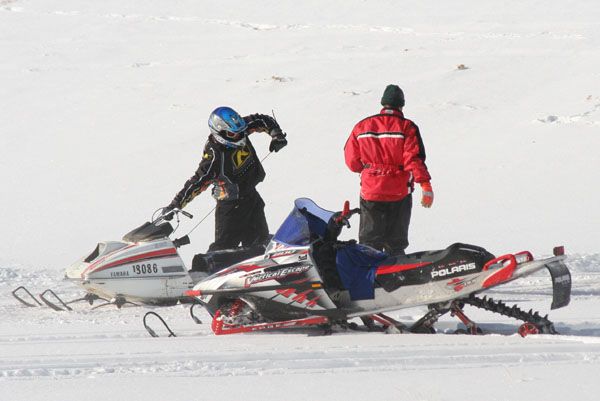 Dead Snowmobile. Photo by Pinedale Online.