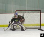 Goalie John Stach. Photo by Pinedale Online.