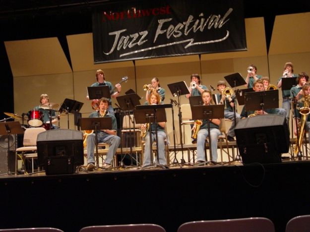Band at Jazz Festival. Photo by Craig Sheppard.