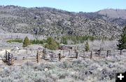 Corrals at trailhead. Photo by Dawn Ballou, Pinedale Online.