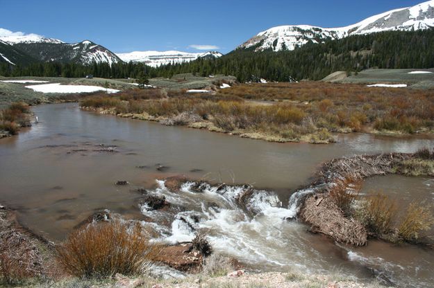 Washed Out Dam. Photo by Pinedale Online.