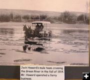 Green River Crossing 1913. Photo by Dawn Ballou, Pinedale Online.