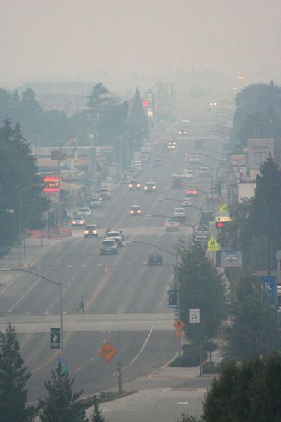 Pinedale Smoke. Photo by Clint Gilchrist, Pinedale Online.
