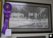 Artwork Award. Photo by Dawn Ballou, Pinedale Online.