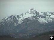 Gros Ventre Mountains. Photo by Bondurant Web Cam.