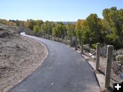 Bike path extension. Photo by Dawn Ballou, Pinedale Online.