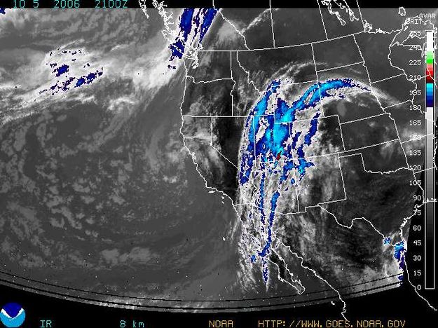 Storm on the way. Photo by NOAA.
