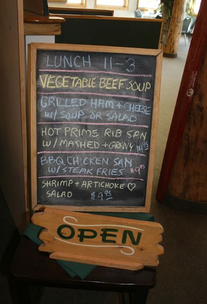 Lunch is ready. Photo by Pam McCulloch, Pinedale Online!.