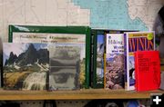 Hiking Books. Photo by Dawn Ballou, Pinedale Online!.