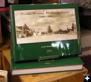 Pinedale History Book. Photo by Dawn Ballou, Pinedale Online!.