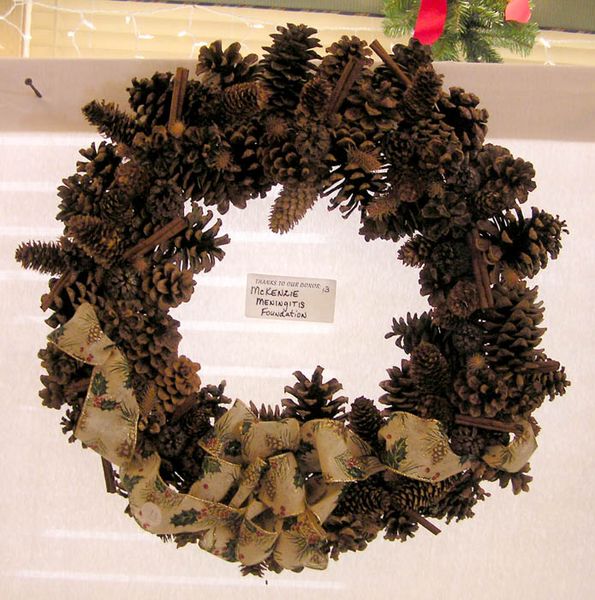 McKenzie Meningitis Wreath. Photo by Dawn Ballou, Pinedale Online.
