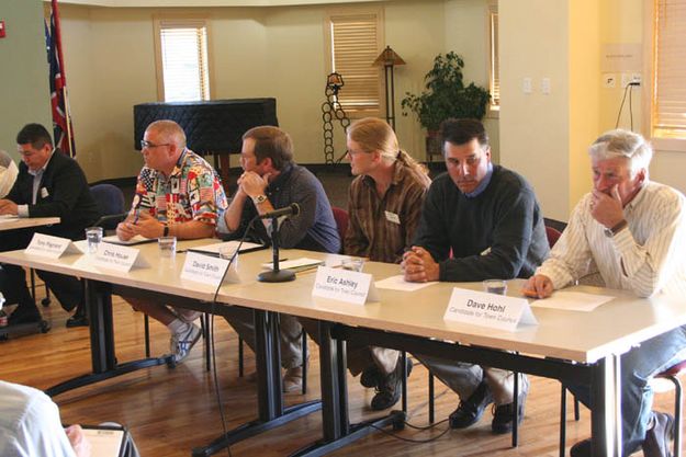 Town Council Candidates. Photo by Pinedale Online.