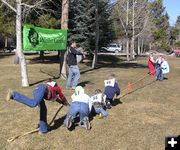Tug of War. Photo by Dawn Ballou, Pinedale Online.