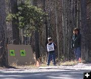 Nerf gun targets. Photo by Dawn Ballou, Pinedale Online.