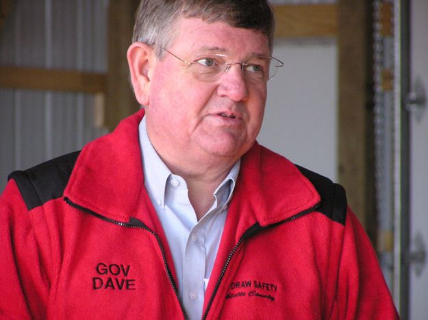 Governor Dave Freudenthal. Photo by Dawn Ballou, Pinedale Online.