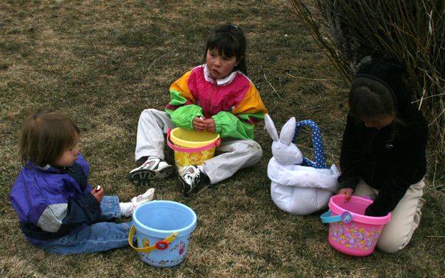 Easter Baskets. Photo by Pam McCulloch.