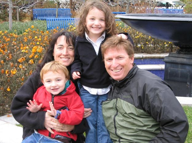 Dr Quirk and family. Photo by Sublette County Rural Health Care District.