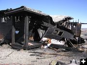 Fire Debris. Photo by Dawn Ballou, Pinedale Online.