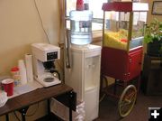 Popcorn machine. Photo by Dawn Ballou, Pinedale Online.