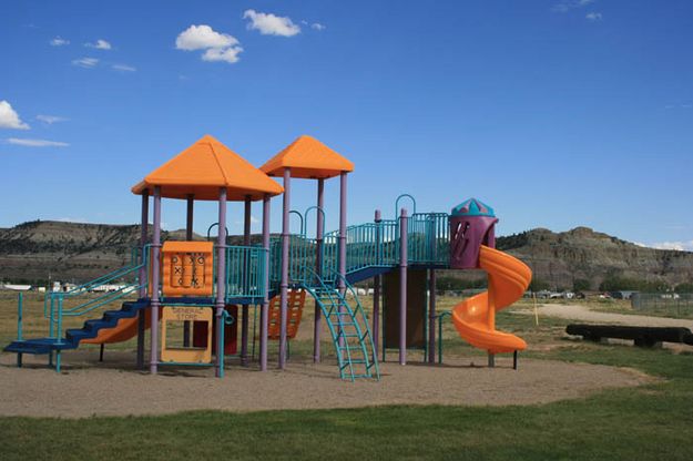 Town of LaBarge Playground. Photo by Dawn Ballou, Pinedale Online.