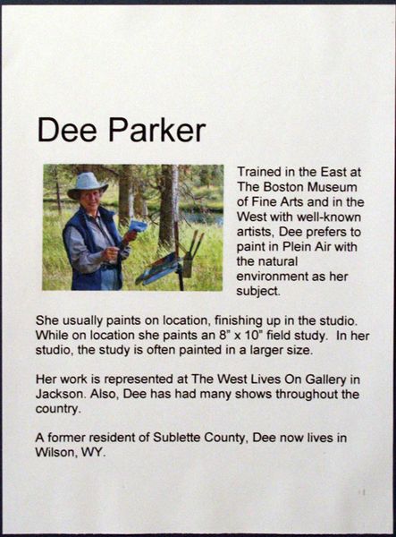Dee Parker. Photo by Dawn Ballou, Pinedale Online.