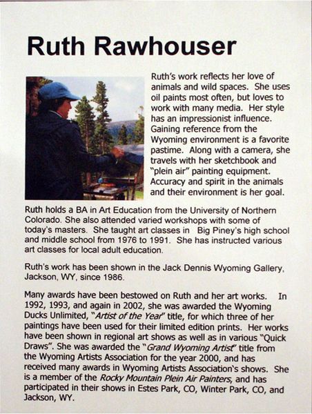 Ruth Rawhouser. Photo by Dawn Ballou, Pinedale Online.