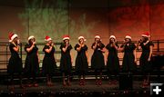 PHS Jazz Choir. Photo by Pam McCulloch, Pinedale Online.